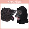 Godzilla Vs King Kong Mască Latex Marionetă de Mână Copii Jucărie de Pluș Amuzantă Educațională