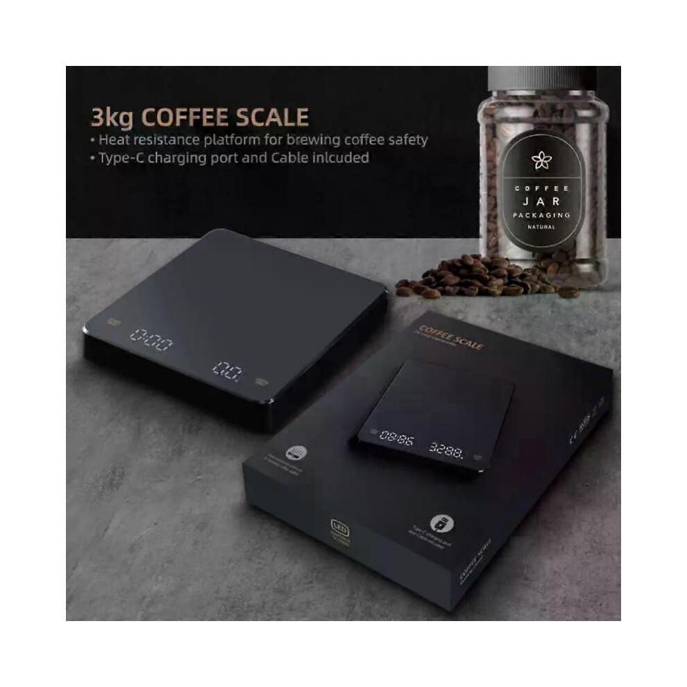 Timemore Black Mirror Basic + High Precision Electronic Scales Espresso Coffee Scale Smart Scales Automatic Timing Kitchen Scale