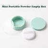5g Small Mini Loose Powder Setting Powder Box Portable Sample Dispenser Box with Puff Mesh Dry Powder Pepper Empty Case