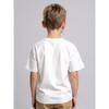 European Size Boys Round Neck Short Sleeved T Shirt with Unique English Print I 6 Now I'm 7