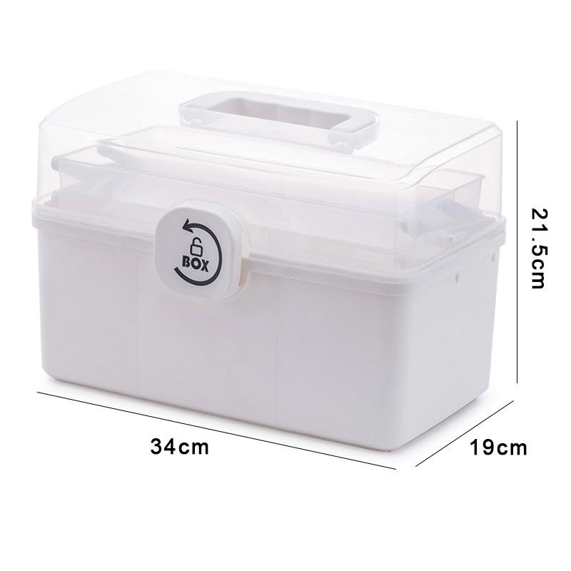 

Семейный ящик для хранения большой вместимости, медицинская аптечка первой помощи, портативный органайзер, контейнер для медицинского хранения, домашние ящики для инструментов на случай чрезвычайных ситуаций