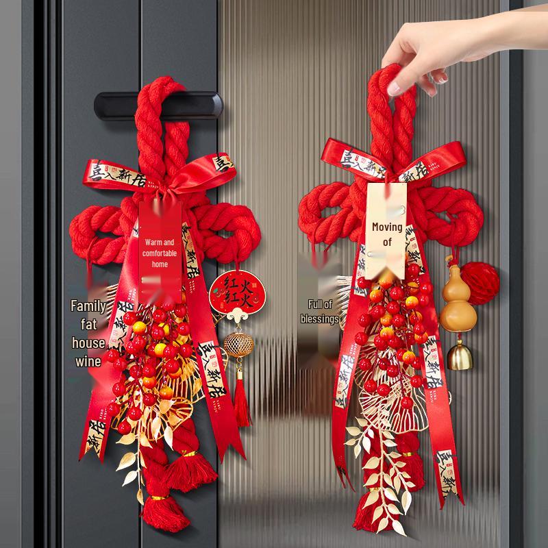 2025 Chinese Knot Fu Pendant: Housewarming Living Room Ornament