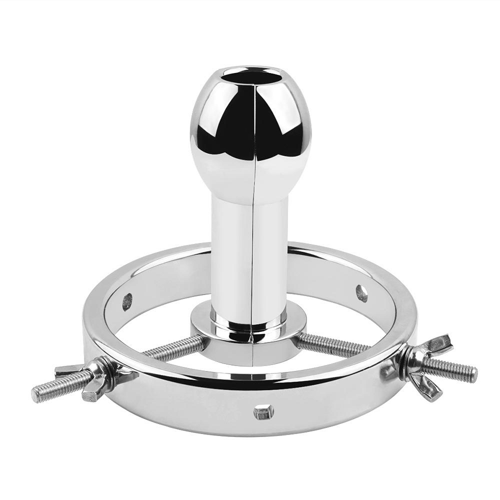 Dilatador anal de acero inoxidable, dilatador anal ajustable, juguetes sexuales SM para hombres, mujeres homosexuales, tapón anal vaginal