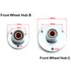 15mm/17mm 3 Stud Front Wheel Knuckle Spindle 5"/6" Wheel Hub For DIY 110cc 168 200F Go Kart Buggy ATV UTV Quad Bike Parts