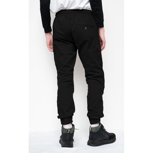 Komine Motorcycle Pants PK-753 Protective Cotton Jogger Pants Black 2XL