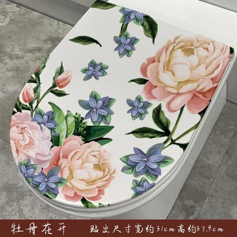 Waterproof Butterfly Wall Stickers Toilet Sticker Decorative Kitchen Stickers Bathroom Vinyl Decals Christmas Decoration