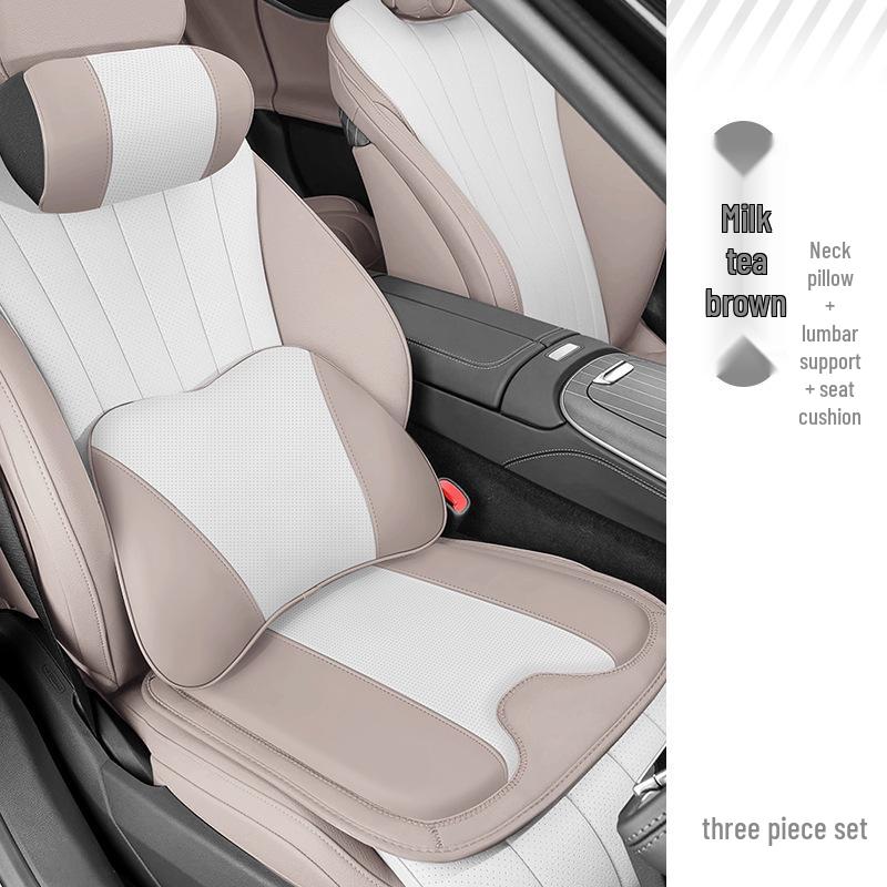 Compatible Headrest and Lumbar Support Cushion for BYD Seagull, Seal, Dolphin, Yuan PLUS Cars