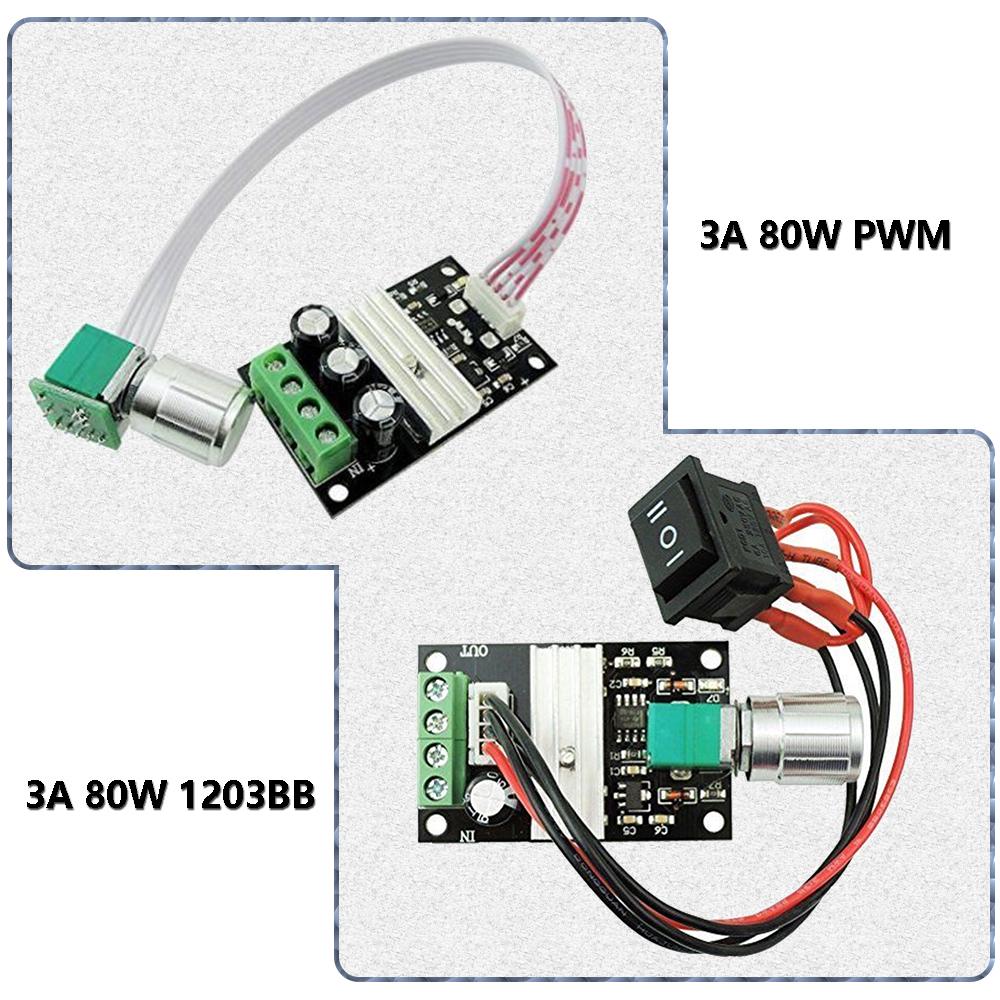 2er 1203BB Verstellbar PWM Drehzahlregler Steuerung Switch DC 6V 12V 24V-3A 80W. 2er 1203BB Verstellbar PWM Drehzahlregler Steuerung Switch DC 6V 12V 24V-3A 80W.