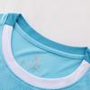 Kelme Men's Soccer Uniform Set, T-Shirt and Pants (Light Blue, Size M)