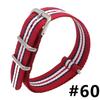 18MM 20MM 22MM Nylon Watch Band Sport Casual Straps Replacement With Stainless Steel Buckle For Men Women's Watch Accessories