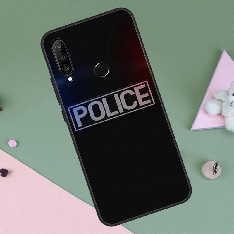 Police SWAT FBI For Huawei P20 P40 Lite P60 P30 Pro Nova 5T 9 10 SE 12s 12i 11i Y90 Y70 Y60 Y61 Y72 Y91 Case