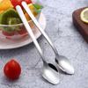 Serrated Edge Scraping Sawtooth Baby Food Processer Grapefruit Spoon Kiwi Mango Scoop Fruit Tool
