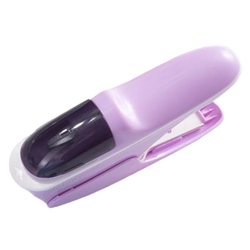 NoStaples Needed Plastic Stapler Secures 8Pages Safely Compactly Design Ideal For School And Office Work Documents