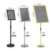 Adjustable Stainless Steel Display Sign Stand