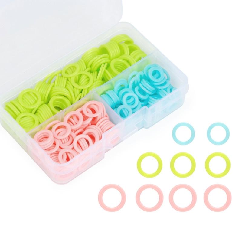 5 Box Crochet Rings Stitching Markers Knitting Markers Locking Stitching Markers Knitting Tool for Knitting Crocheting