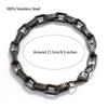Hiphop Rock Cuban Chain Link Bracelet For Men Punk Wrap Braclet Erkek Bileklik Perfect Gift For Him Sports Cycling Accessories