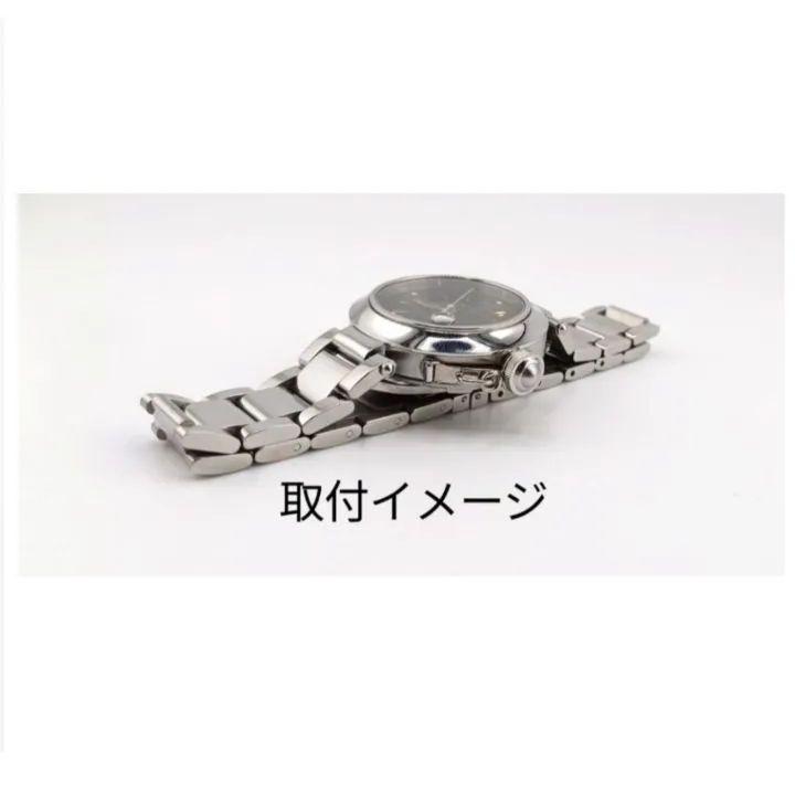 Used 20mm Polished Silver Watch Recessed External Product Bracelet [Compatible with] Cartier Pasha 38 Cartier