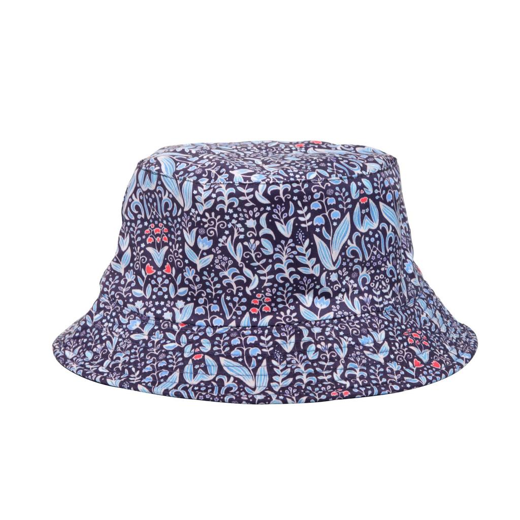 Versatile Style Hat Flower Printing Womens Sunshade Fishermans Hatscaps