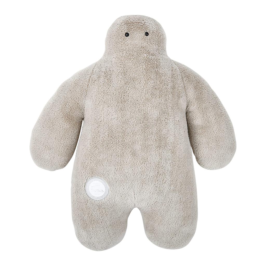 LIV HEART Funio Body Gentle Large Pillow, Greige, FUNIO, (Approx. 75cm), Fluffy, Human-Shaped Cushion, 87102-73