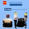 Lide Black Flat-Top Thickened Hotel Trash Bags, 80x90cm, 300 Count