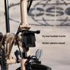 Pig Nose Light Mount & Camera Adapter for Brompton, Dahon, GoPro & DJI Osmo