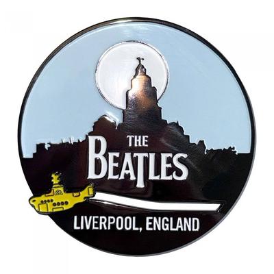 Liverpool Skyline & Yellow Submarine Fridge Magnet