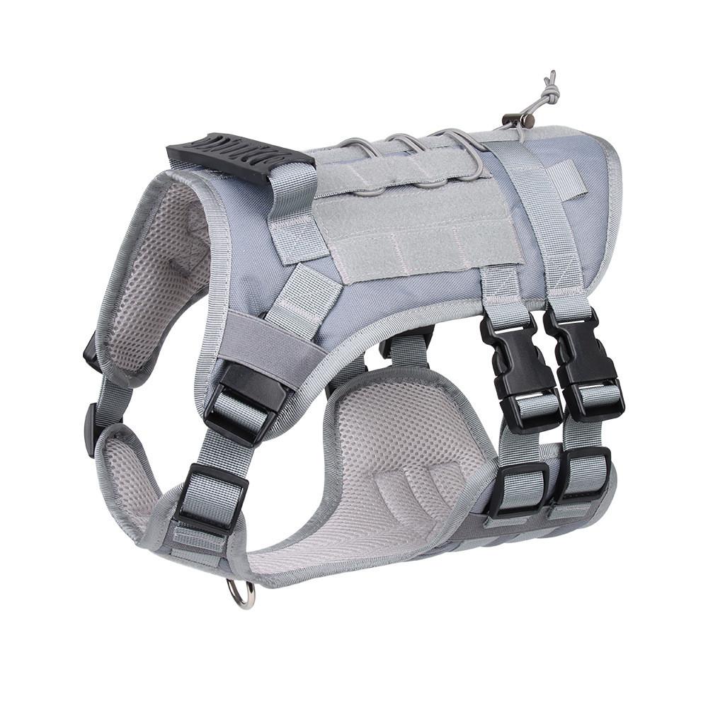 Tactical Dog Harness Oxford Fabric For Large Medium Dogs Outdoor Training