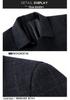 Men's Luxury Wool Lapel Jacket - Thick, Button-up Outerwear for Middle-aged and Elderly Dads