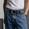 Trend Rivet Belt Heavy Metal Belt Men Women Punk Nightclub Rock Style Jeans Waist Belt Y2K Belt Fashion Decoration Women's Belts