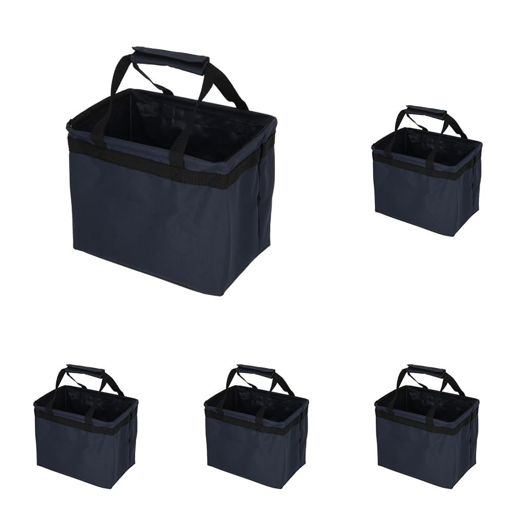 Takagi Foldable Multi-Bag Tool Bag, Navy (x 5)
