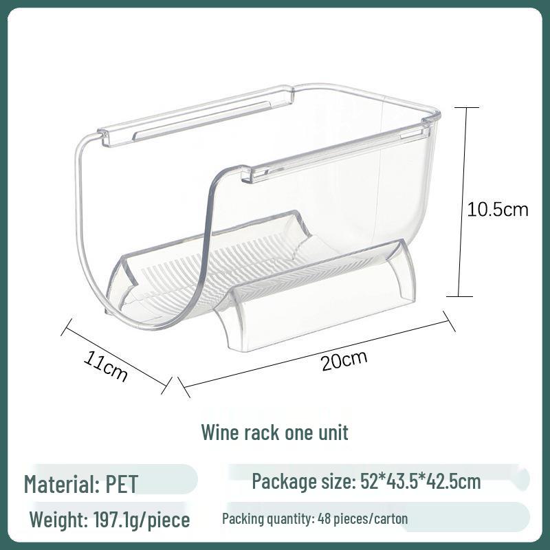 Food-Grade Transparent Refrigerator Storage Box – Large Capacity for Kitchen Organizing
