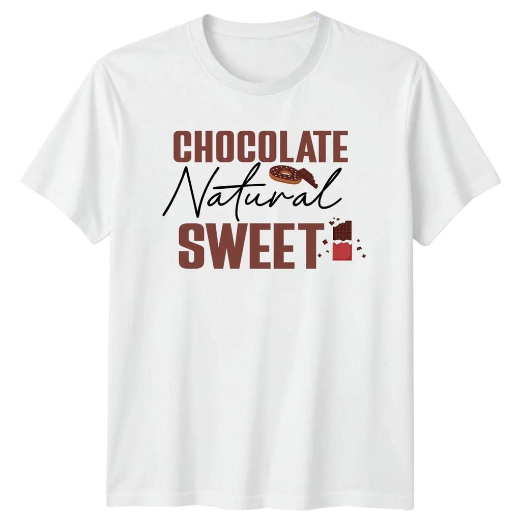 Chocolate Natural Sweet Mens T-Shirt Womens Tee Graphic Unisex Top