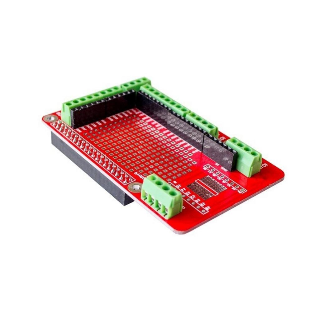 Comprehensive Prototyping Board Compatible for Pi2/3/4 B B+ Models for Development for STEM Education and DIY Projects