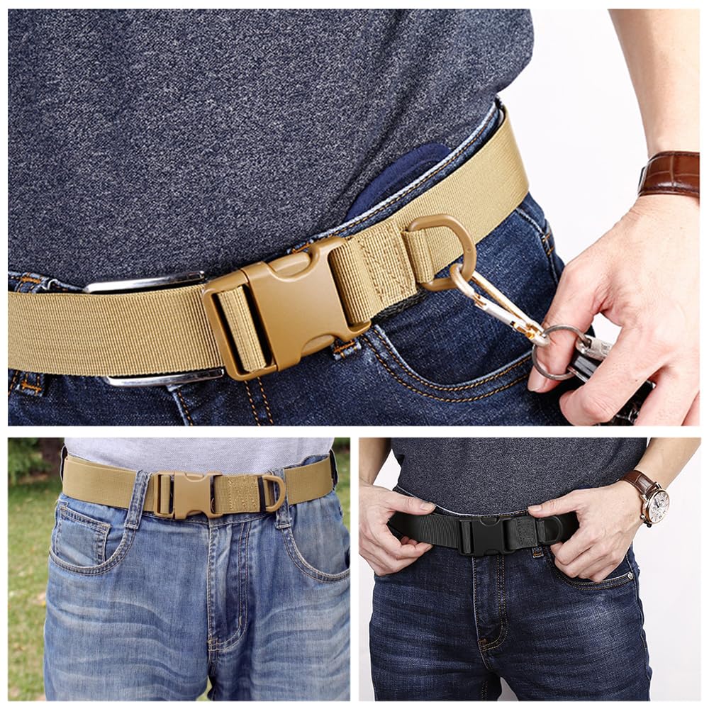 Vitalux Buckle Work Set of Adjustable for Waist Nurse for and Luggage Securement Shoulder One-Touch Belts, 2, Length, Pouches, Pouches, Replacement,