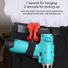 Practical Tool Belt Clip Double Lock Automatic Lock Mechanism for Power Drills Ensuring Secure Attachments During Use