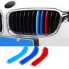 For BMW X1 X2 X3 X4 X5 X6 X7 E84 F48 F49 F39 E83 F25 G01 F26 G02 E70 F15 E53 G05 E71 E72 F16 G06 G07 3Pcs Car Grille Trim Strip