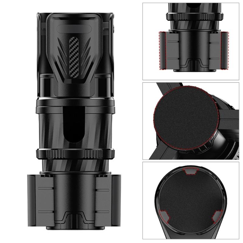 Multifunkční držák nápojů do auta 2 v 1 Rozšiřující adaptér Základní podnos 360stupňový otočný stojan Organizér Protiskluzový