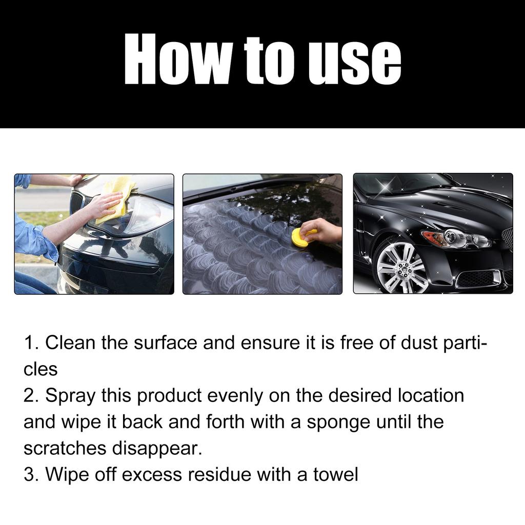 100ml Car Scratch Remover Paint Care Swirl Remover Polish Kit Polish Removes Scratches Car Body Grinding Compound Scratch Wax