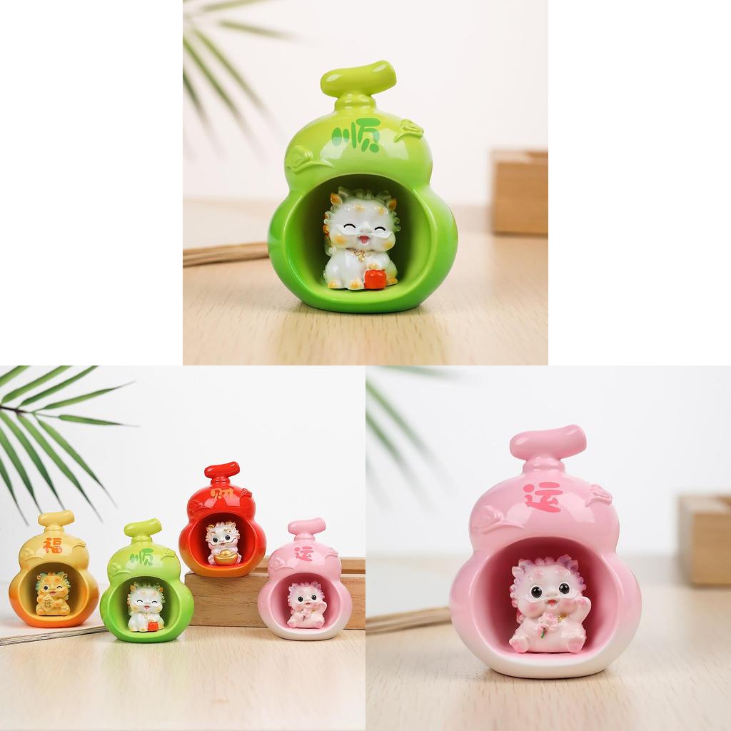 Resin Pixiu Figurine Set With Lucky Charm For Home Decor And Gift Giving
