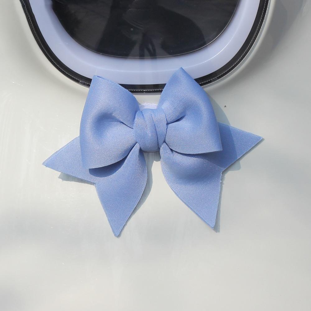 Lightweight Motorcycle Helmet Bow Self Adhesive Electric Bike Tail Decor Scooter Accessories