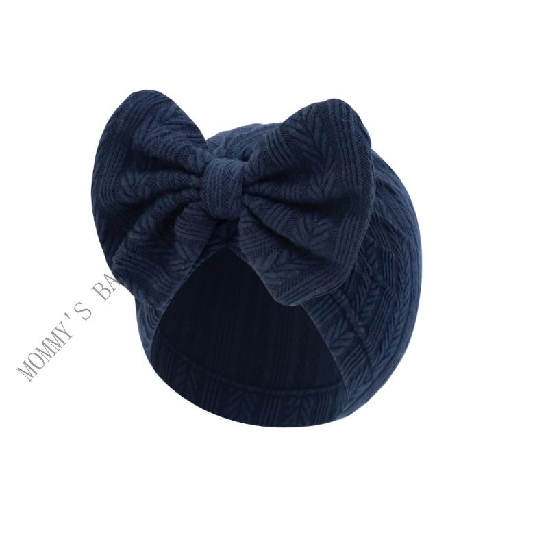 

H3CD Soft Bonnet Cap for Baby Toddler Infant Newborn Baby Turban Hat Hospital Nursery Hat Bun Knot Cap Bonnet Cap