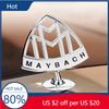 TKEWQ1 Hot 2025 Car Engine Hood Emblem Front Bonnet Mark Accessories For Mercedes Benz C E S Class W204 W205 W203 W211 W212 W213 W201 W