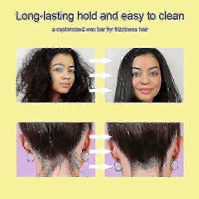 Non-Greasy Hair Wax Stick for Styling Flyaways and Frizz - Wax for Edge Control on Wigs and Hair