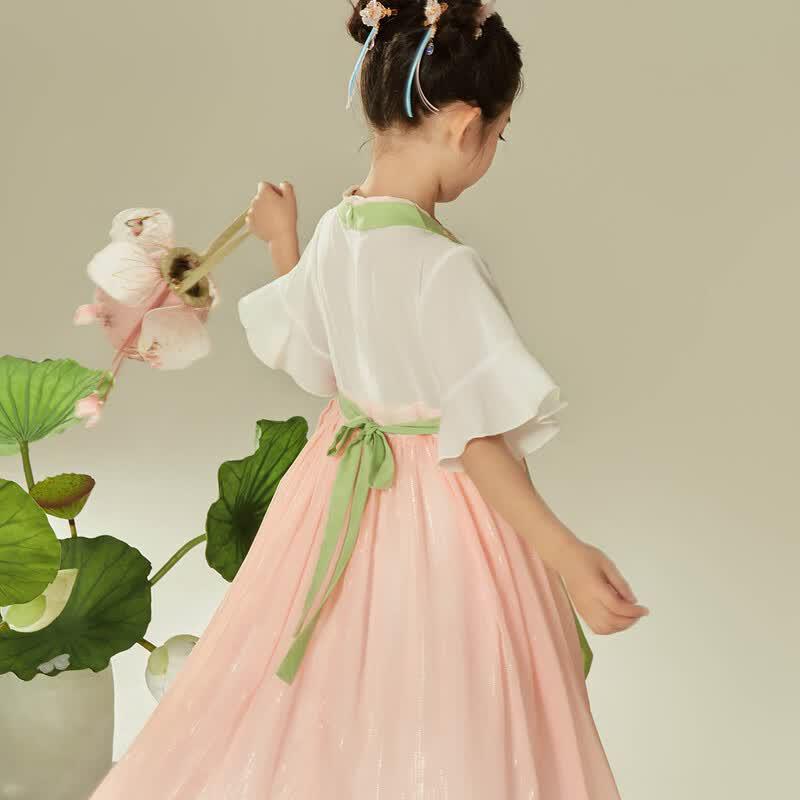 Xiao Hu Pati Girls' Summer Hanfu Dress