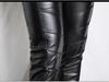 Men's Korean Slim Fit Tapered Leather Pants - Autumn/Winter Casual Wear