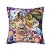 Jojo Steel Ball Run Pillow Cover  Soft Cushion Cover Kawaii Pillow Case For Sofa Couch Bed Living Room