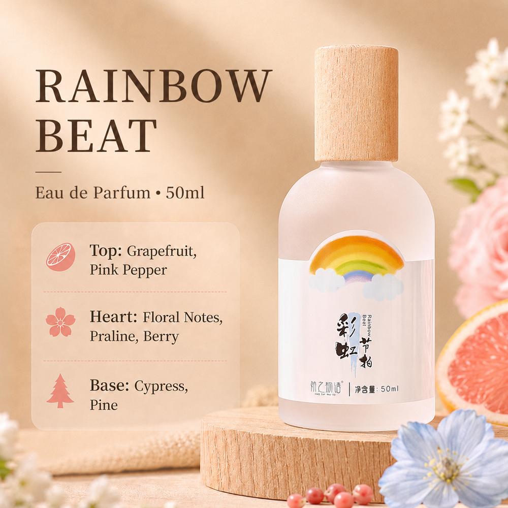 Light citrus perfume, fresh ladies long-lasting perfume, jasmine rose perfume