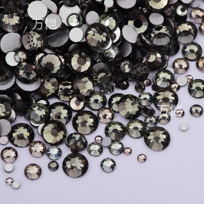 Ss3-Ss16 Mixed Size Flat Bottom Drill, Mobile Phone Case Diy Sticker Diamond Crystal Glass, Creative Nail Art Jewelry Accessories