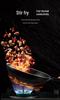 Supor Large Enamel Iron Stir-Fry Wok for High-Heat Cooking
