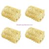  4pack Natural Loofah Rabbit Toy for Mices Pet Encouraging Exploration and Dental Healths Durability Safe